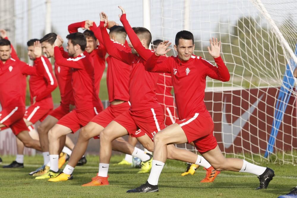 Entrenamiento del Sporting