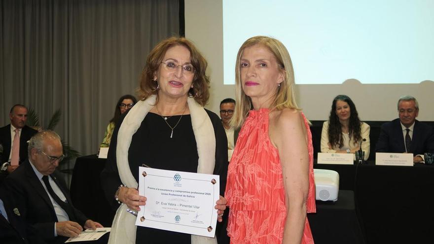 Eva Yebra-Pimentel Vilar galardonada con el Premio Unión Profesional de Galicia a la Excelencia 2026