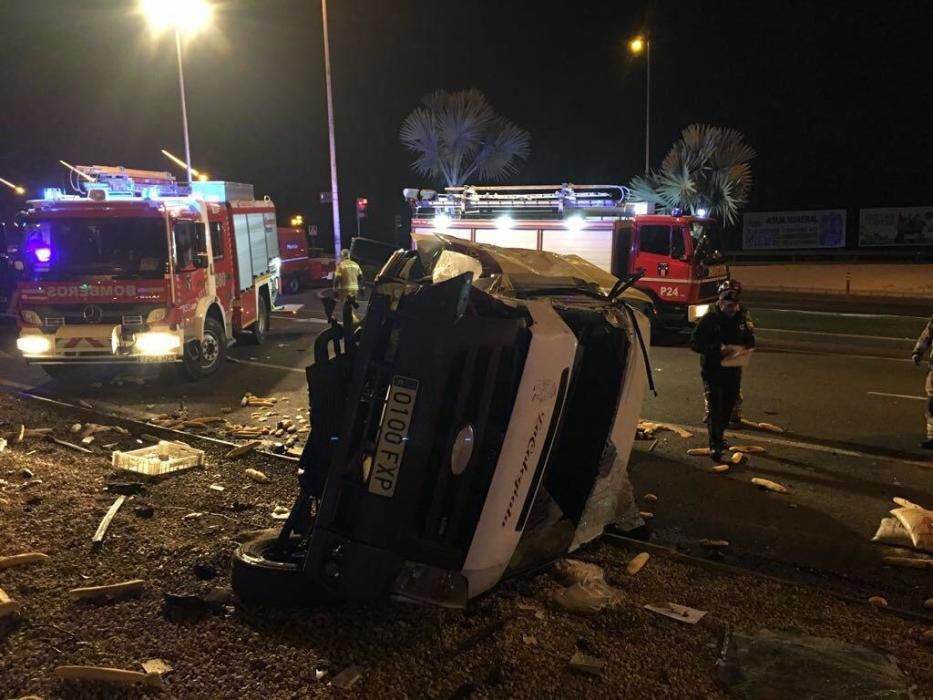 Tres muertos esta madrugada en un accidente con un coche robado en Murcia