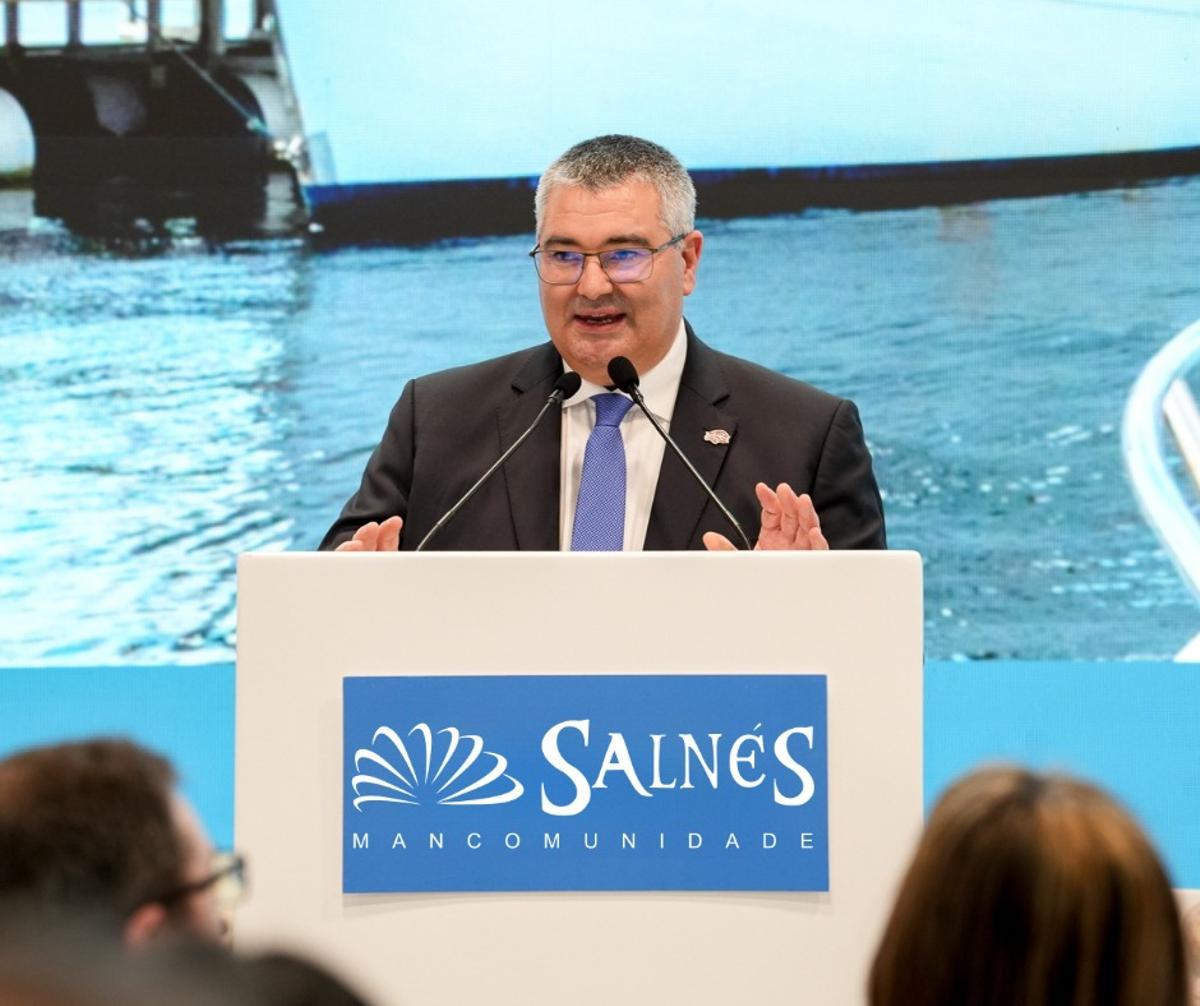 El presidente comarcal, David Castro, en una comparecencia.