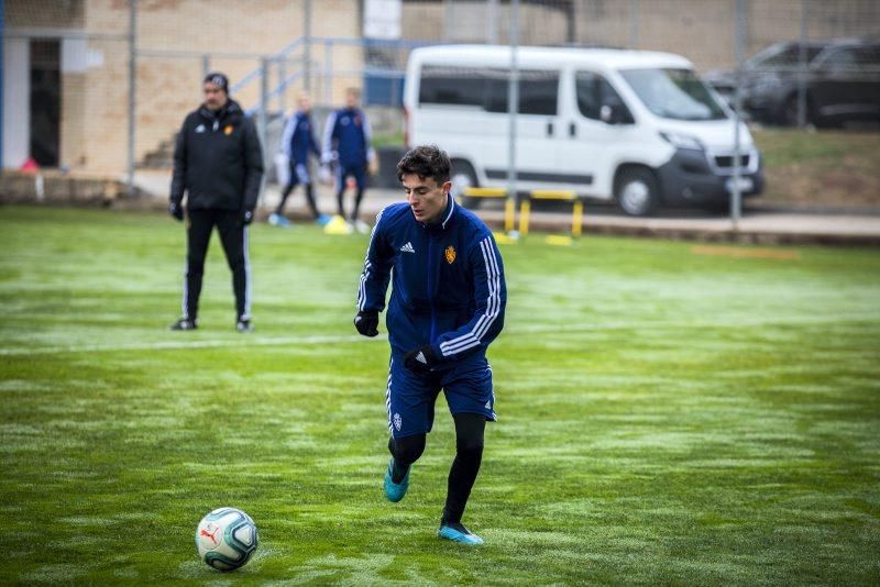 Entrenamiento del Real Zaragoza de hoy 30 de diciembre