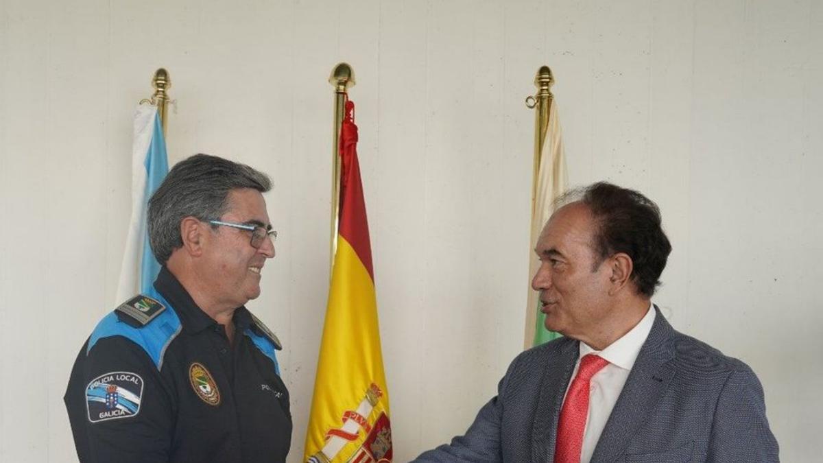 López Cuñarro dice adiós como jefe de la Policía Local de Lalín