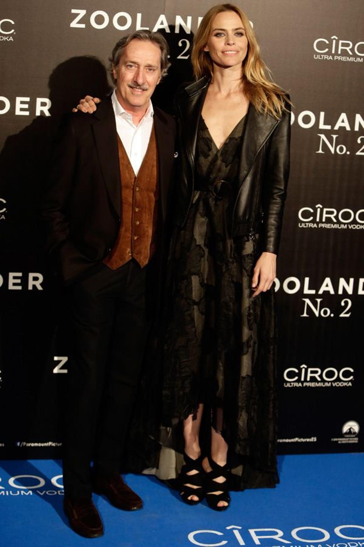 Roberto Torretta y Verónica Blume en el estreno de 'Zoolander 2' en Madrid