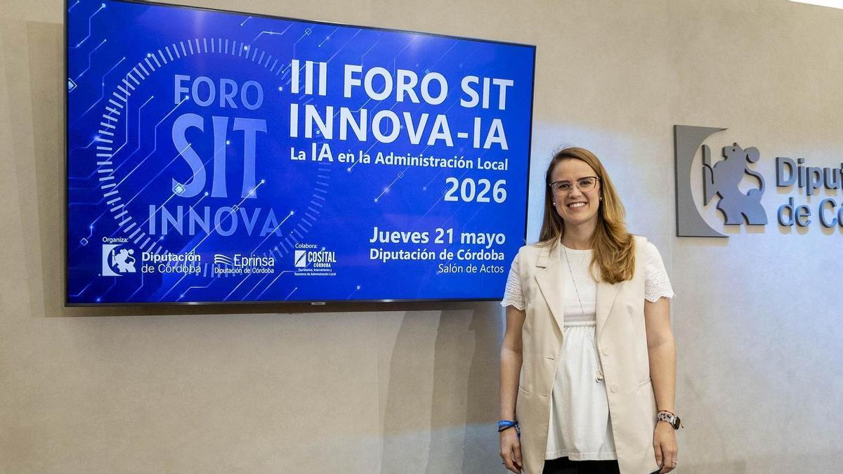 La delegada de Desarrollo Tecnológico, Transformación Digital y Juventud de la Diputación de Córdoba, Sara Alguacil.