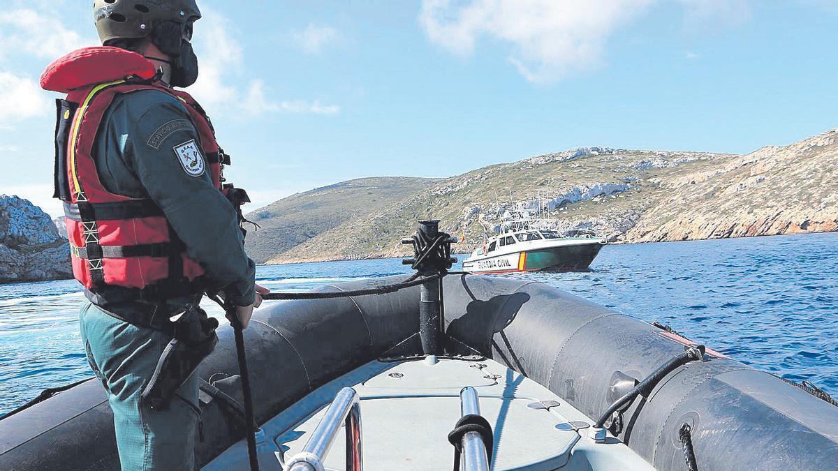 Los restos fueron recuperados por un equipo del GEAS de la Guardia Civil.