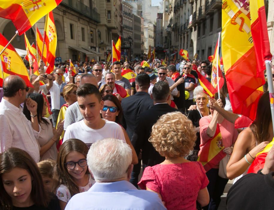 Clamor en Alicante por la unidad de España