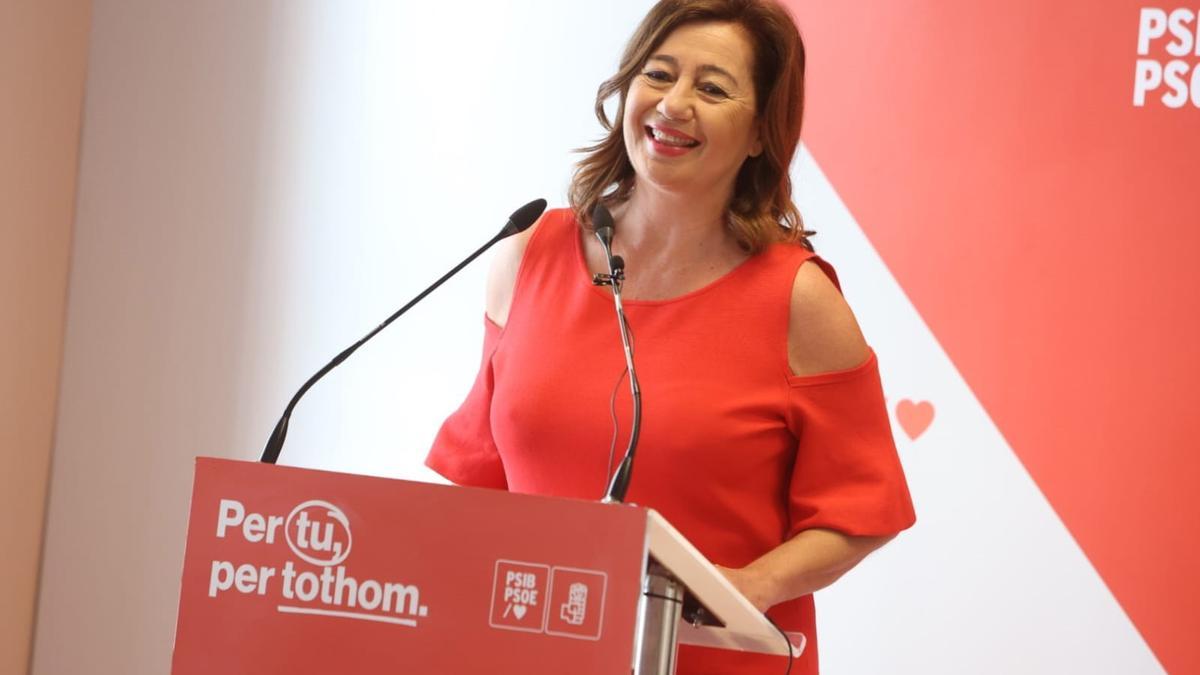 La secretaria general del PSIB-PSOE, Francina Armengol, ante el Consejo Político, máximo órgano de decisión entre congresos