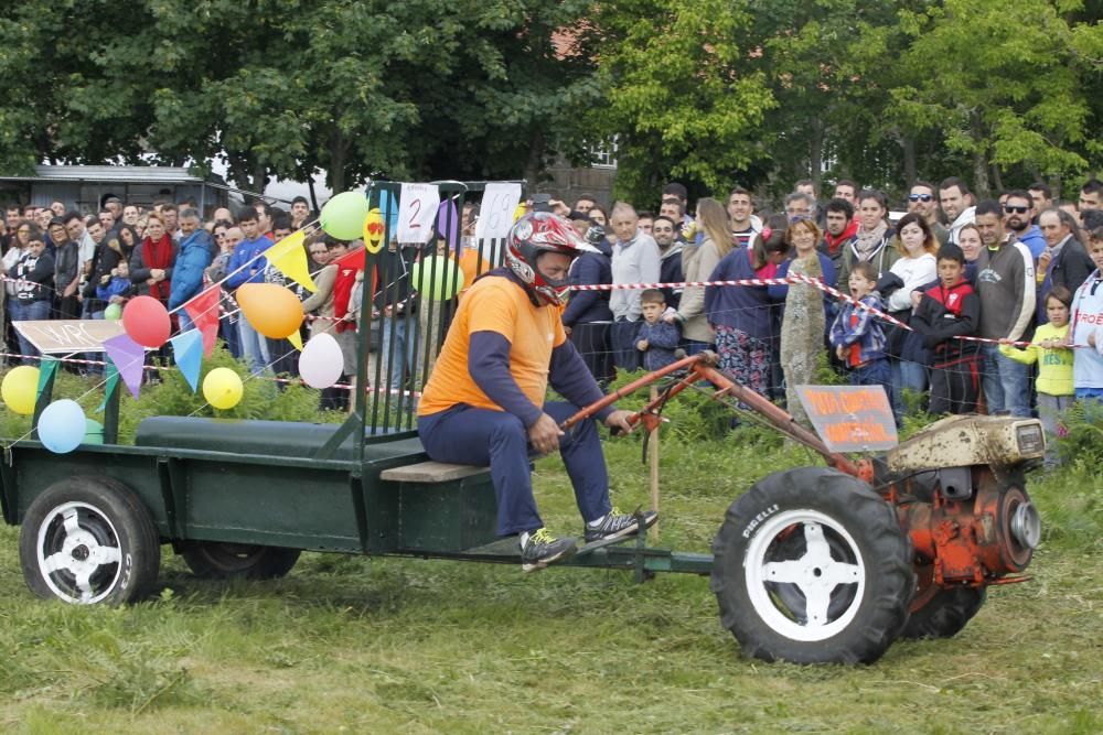 ¡Con el tractor a toda mecha!