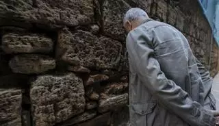 El 'Muro de las Lamentaciones' de la iglesia de los jesuitas en Montesión, uno de los puntos más turísticos de Palma