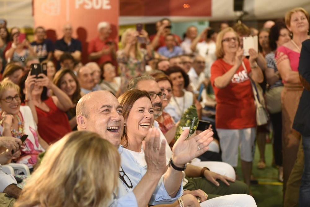 Mitin de Pedro Sánchez en Murcia