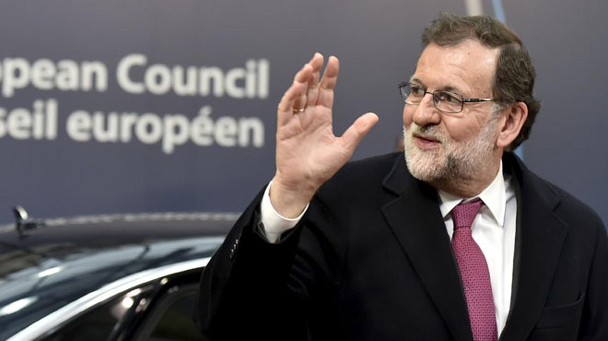Rajoy a Brussel·les: Hi ha d’haver un Govern com els que hi ha a tot Europa.