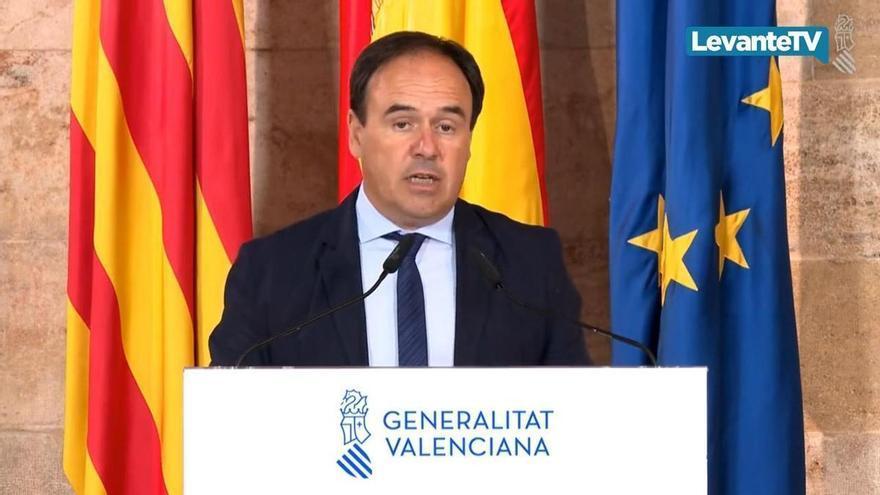 Pérez Llorca anuncia las ayudas a los damnificados por el incendio de la Vall D´Uixó y que ascienden a 67 millones de euros