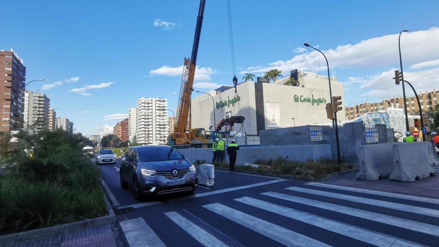 Cortes de tráfico este lunes en la avenida de Andalucía
