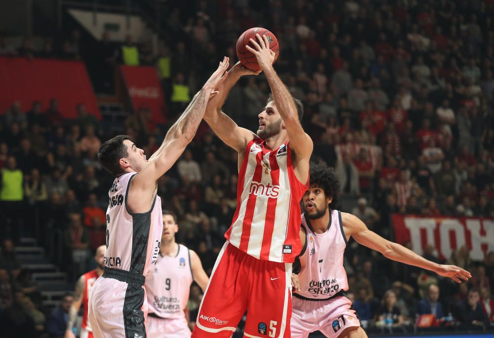 Estrella Roja - Valencia Basket, en imágenes