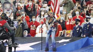 Emoció i homenatges en les actuacions de la Superbowl