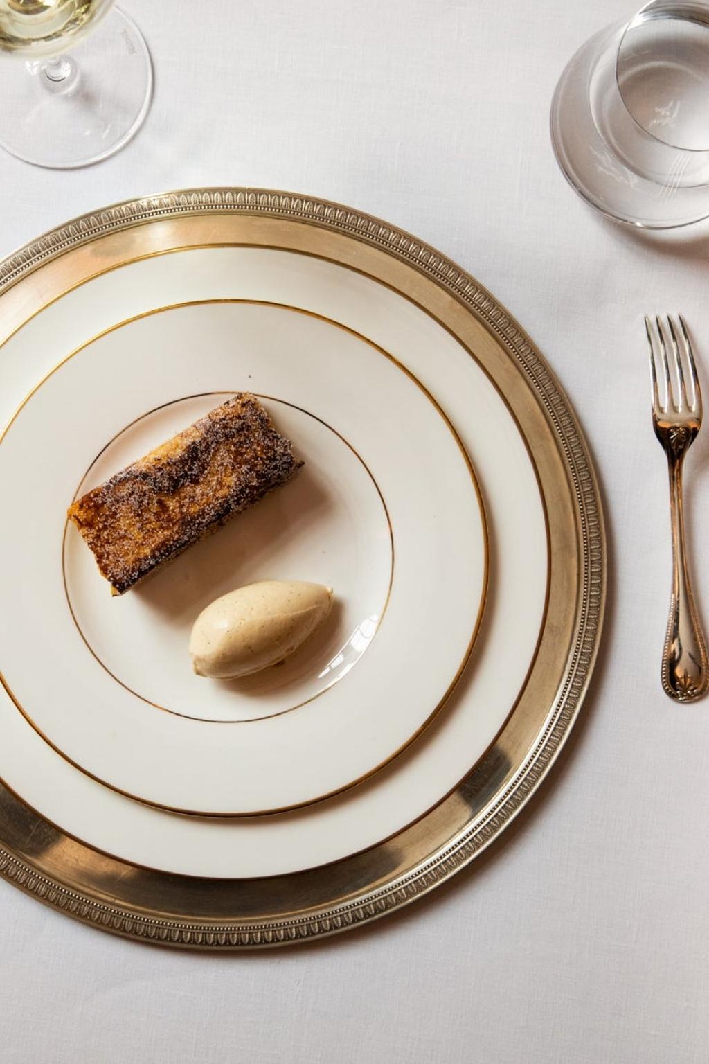 La exquisitas torrijas del hotel Santo Mauro en Madrid