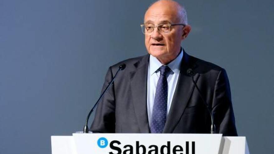 Josep Oliu, presidente de Sabadell.