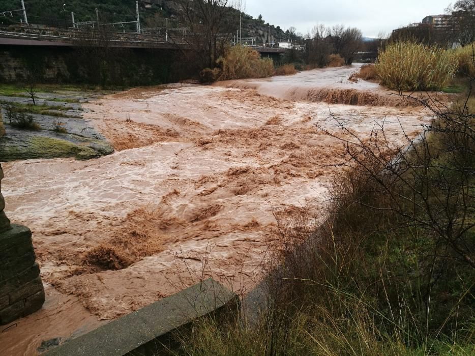 Llobregat i Cardener després del temporal