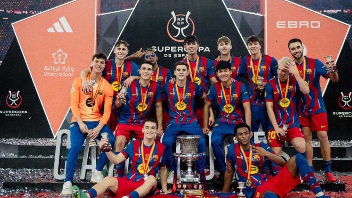 La Supercopa se ganó con una base de canteranos muy importante