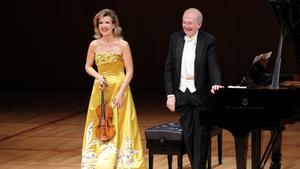 La violinista alemana Anne-Sophie Mutter, en una imagen de 2024.