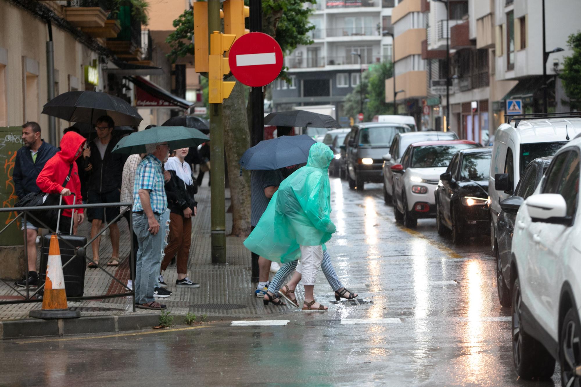 Las imágenes de la tromba de agua que cayó sobre Ibiza