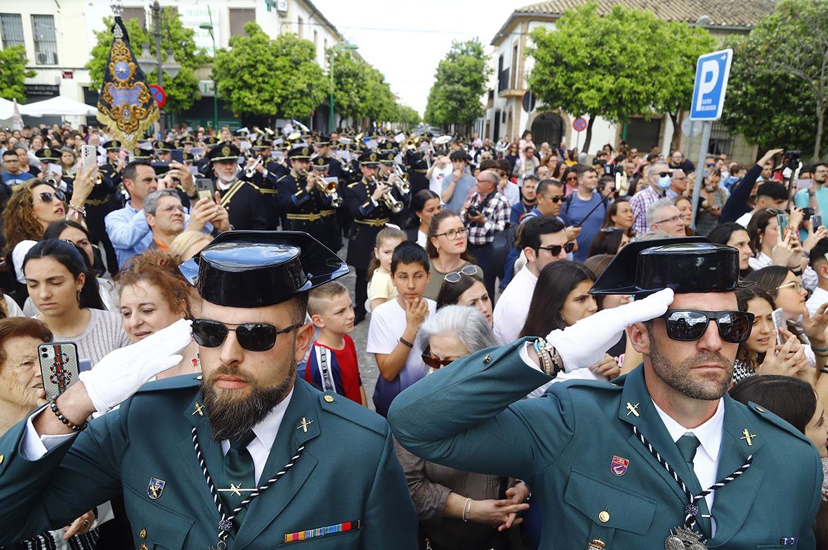 La salida procesional dela  Presentación al pueblo de Jesús de los Afligidos, en imágenes