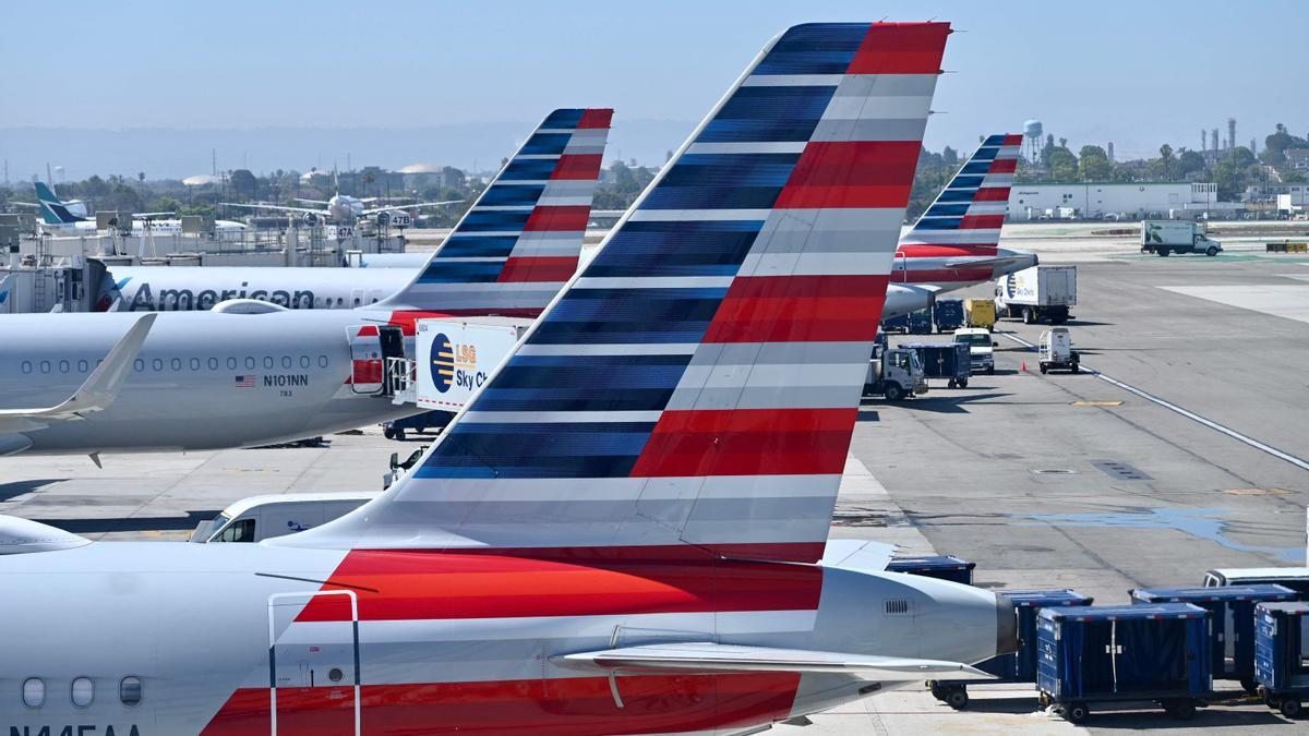 Aviones de la compañía American Airlines