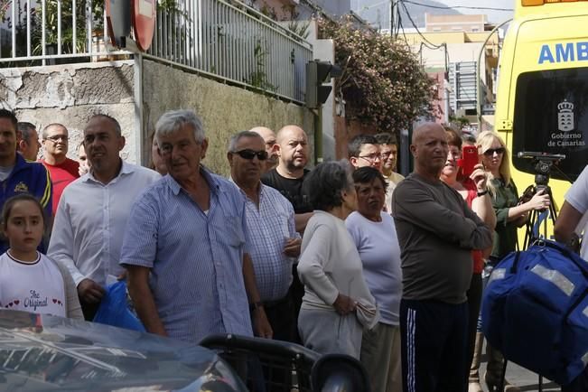 Delia Padrón suceso en Güimar , hombre con bombona y gasolina entra en un bar