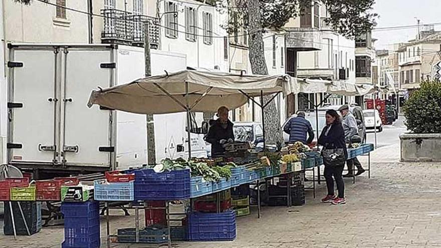 El mercado alimentario de Campos se celebrÃ³ ayer por la maÃ±ana.