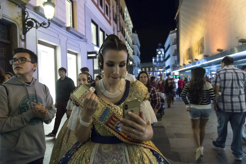 Las Falleras Mayores de Gandia, en Madrid