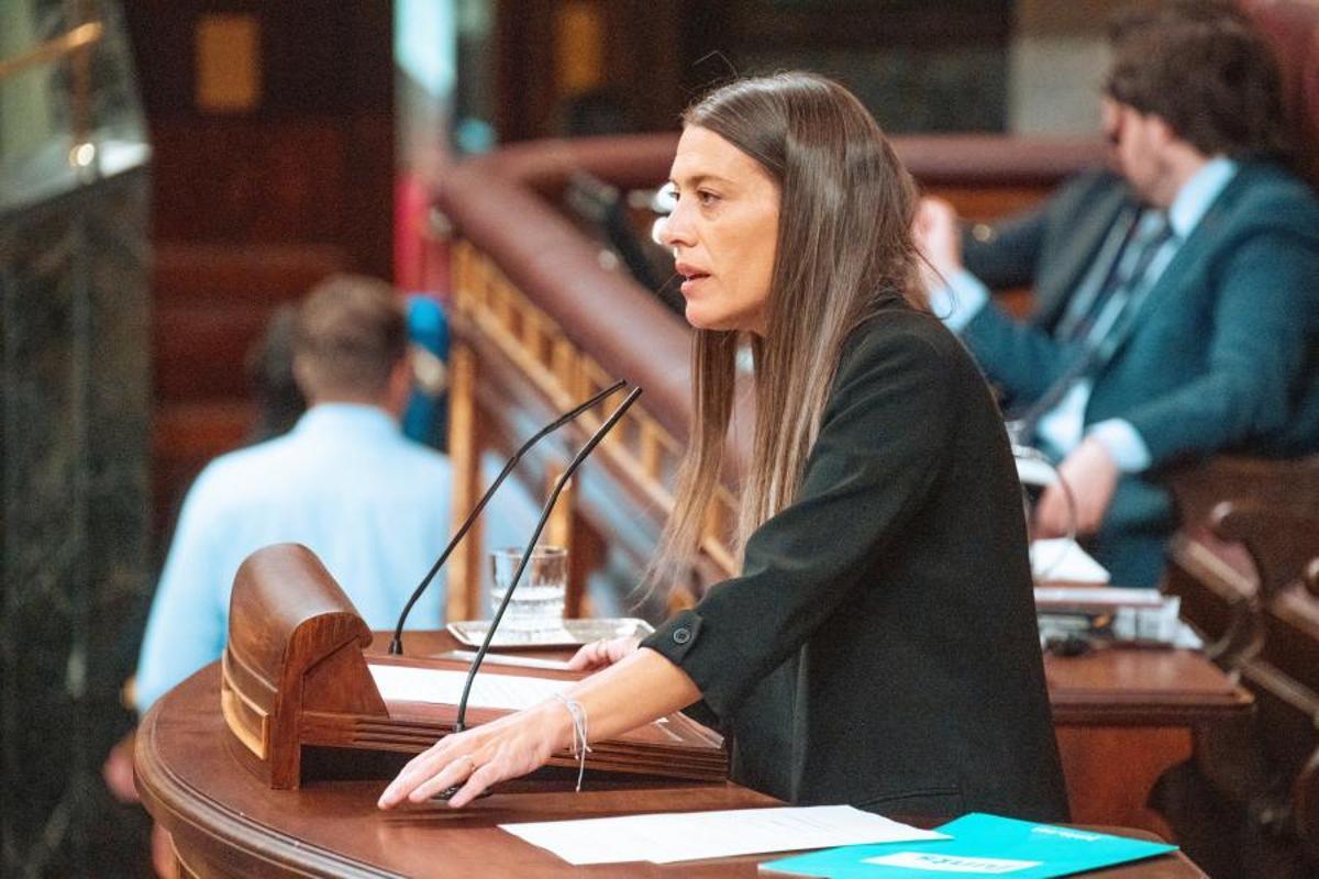 Miriam Nogueras, portavoz de Junts, impulsores de la Ley de multirreincidencia.
