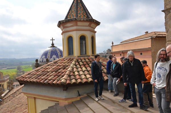 Visita a la teulada de la Catedral de Solsona