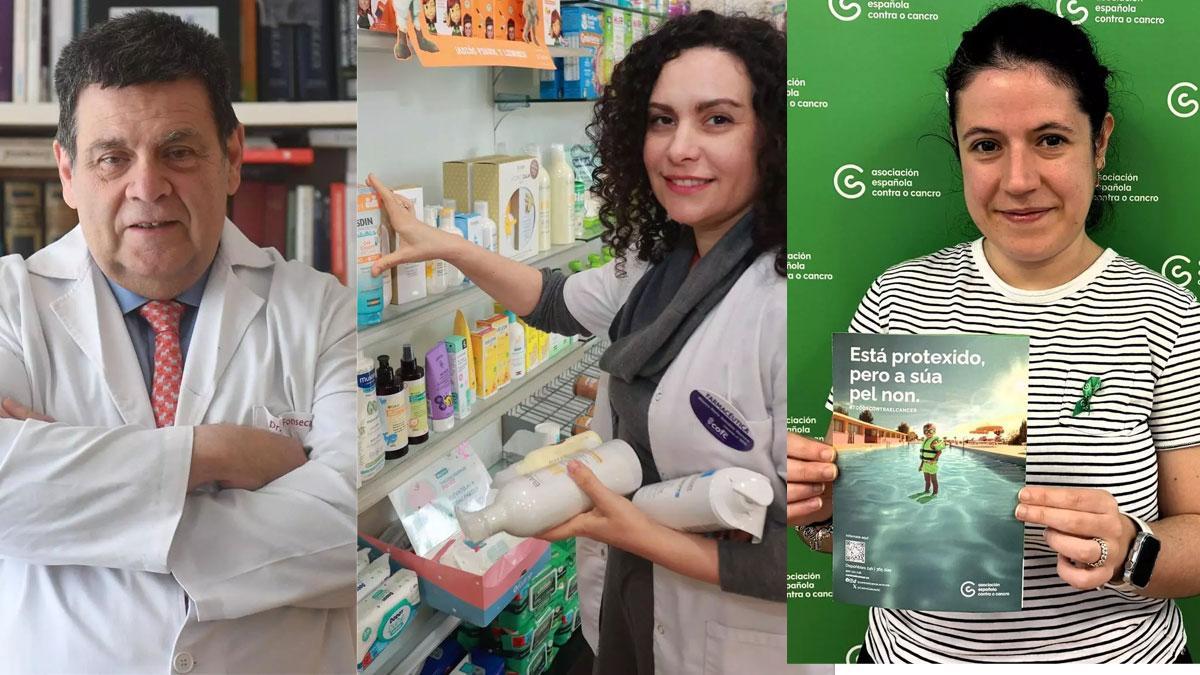 Eduardo Fonseca, Blanca González e Iria Villar.