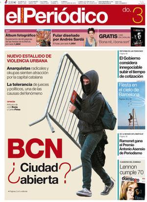 EL PERIÓDICO, 03-10-2010.