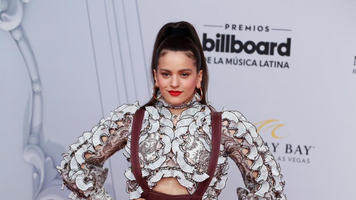 Rosalía en la alfombra roja de los premios Billboard