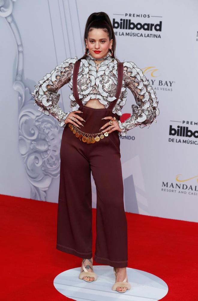 Rosalía en la alfombra roja de los premios Billboard