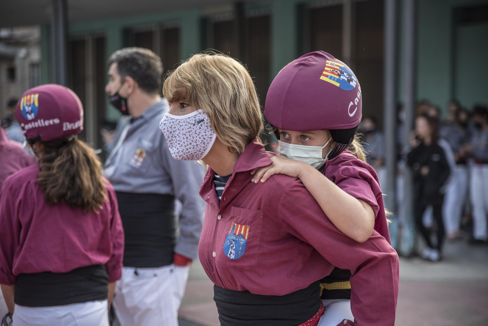 Pinyes compartides a la Porxada de Manresa