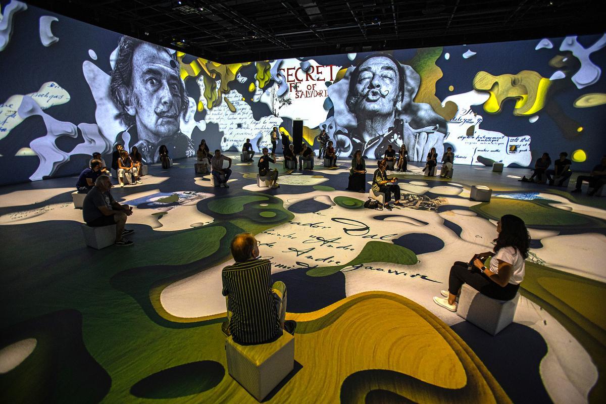 Exposición inmersiva Dalí cibernètic