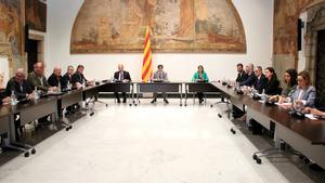 El Govern se reúne con la Comisión técnica para la ampliación del Aeropuerto de Barcelona