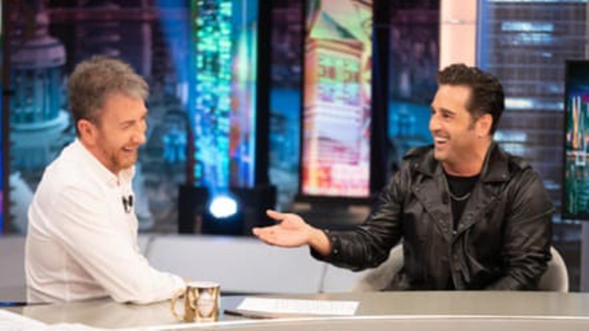 Pablo Motos y David Bustamante en 'El hormiguero'