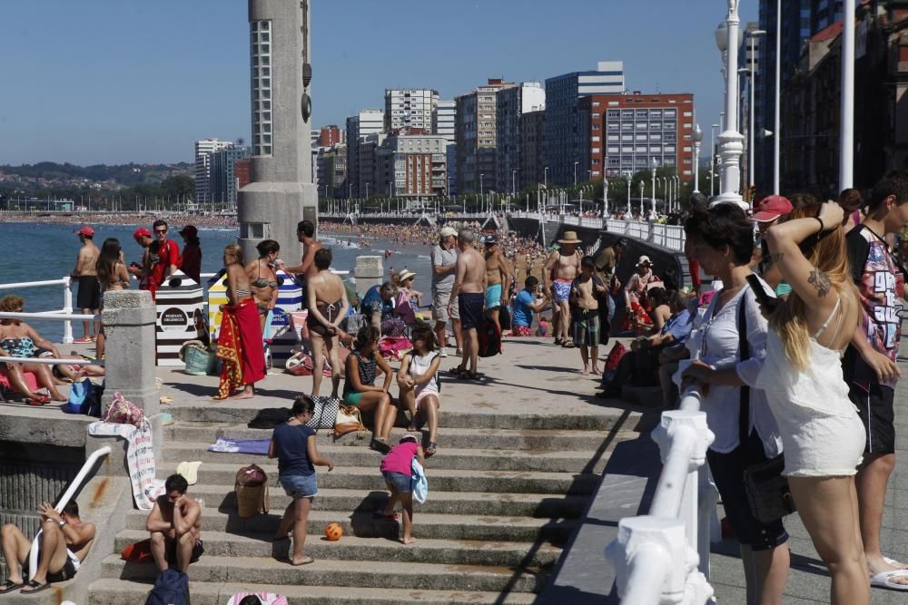 Buen tiempo en Gijón