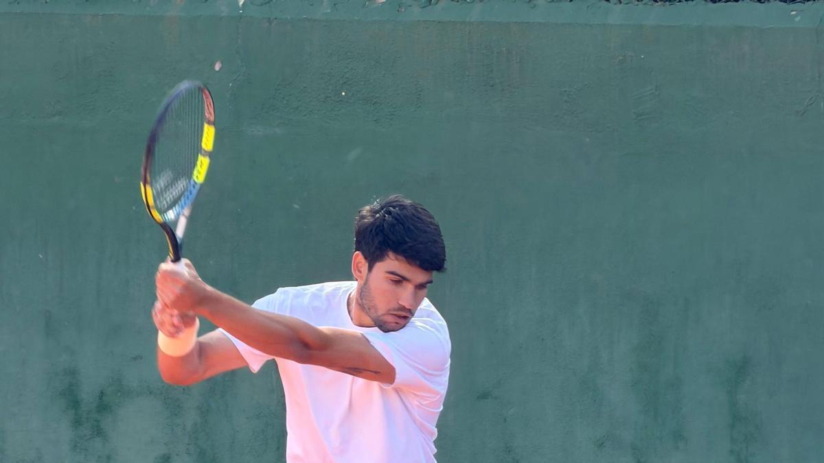 Así entrena Carlos Alcaraz, su vuelta cada vez más cerca