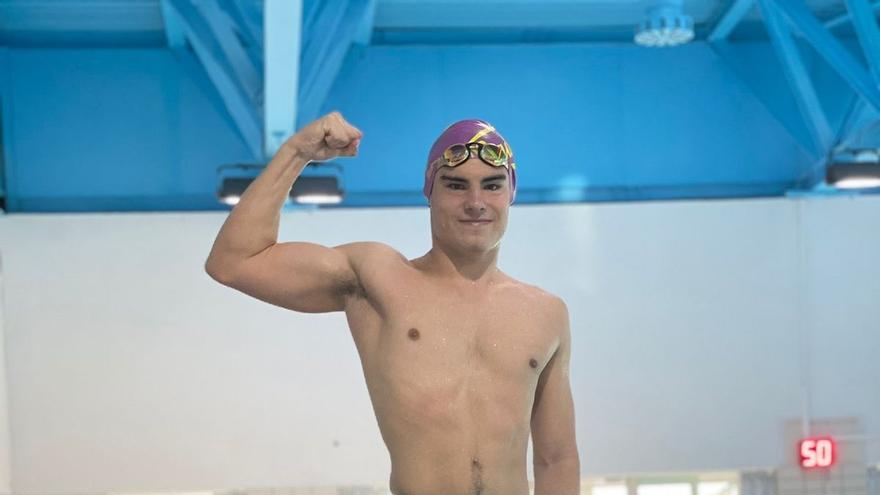El nadador coruñés Jacobo Garrido, quinto en los 400 metros libres en los Juegos Paralímpicos