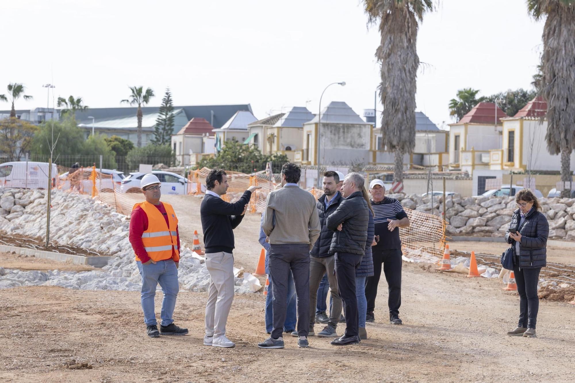 Esta es la nueva balsa de laminación y parque inundable que Torrevieja abrirá en marzo en Doña Inés