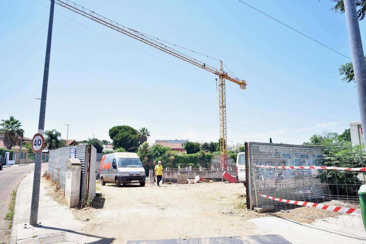 Las Obras de la residencia de Ancianos en las Vaguadas. Badajoz