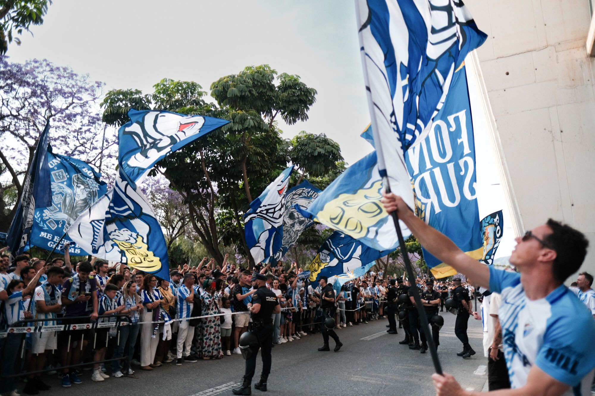Recibimiento al Málaga CF
