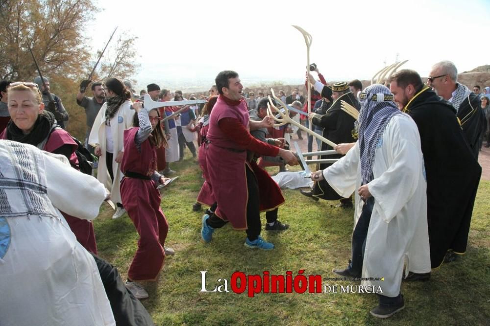 Refriega, acto de capitulación del Torneo Medieval y degustación de arroz desde la Fortaleza del Sol de Lorca