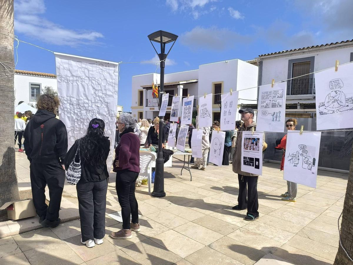 Mira las imágenes de las actividades por el Día Internacional de la Mujer en Formentera