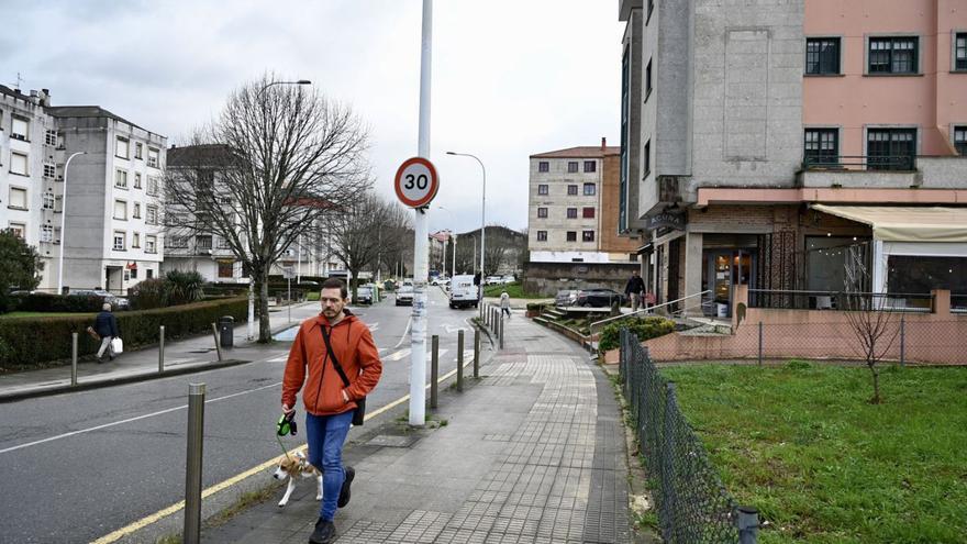 Calle Alemania, en Monte Porreiro. |   // RAFA VÁZQUEZ