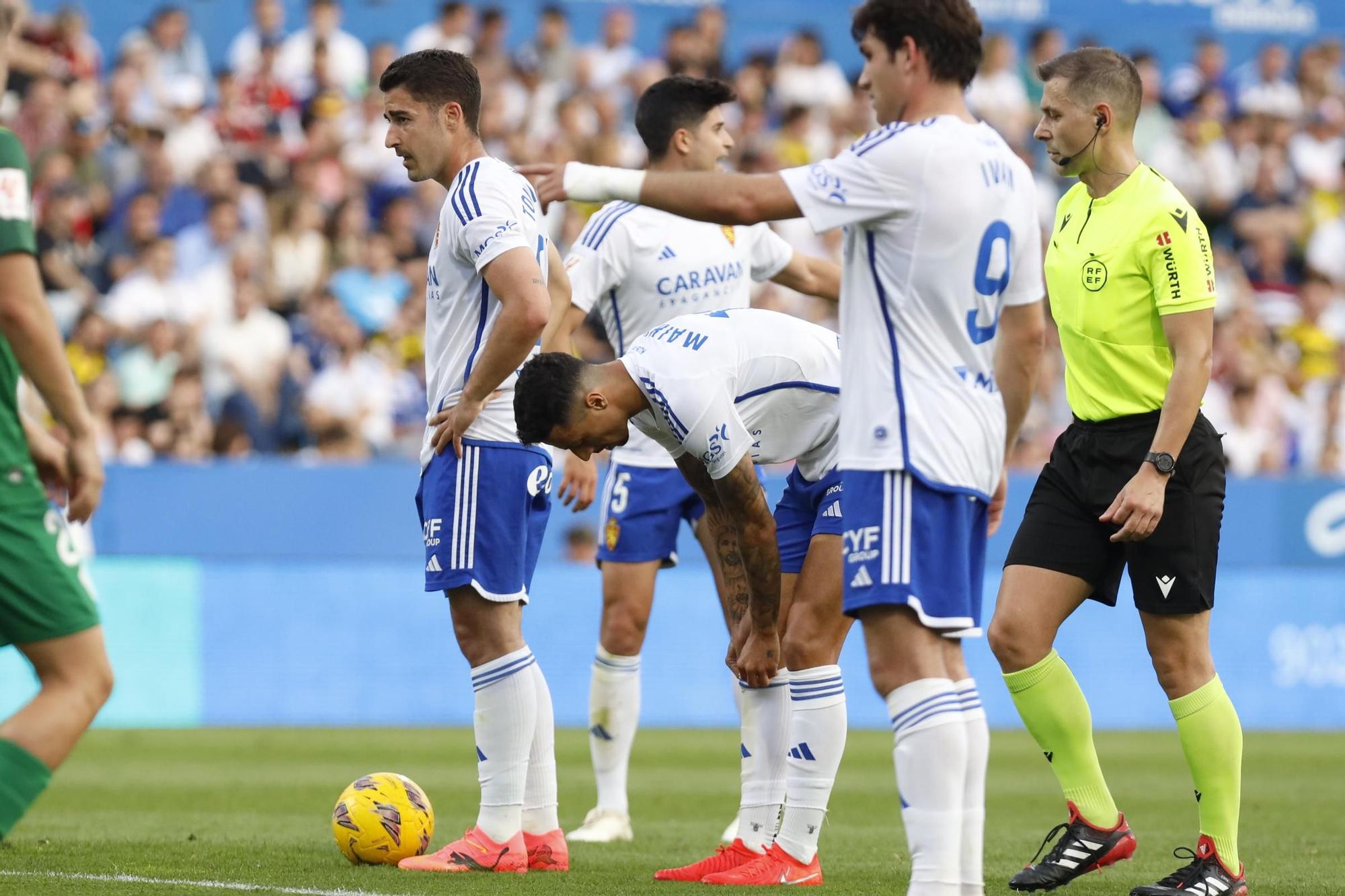 Las mejores imágenes del partido Zaragoza - Elche CF (1-1)